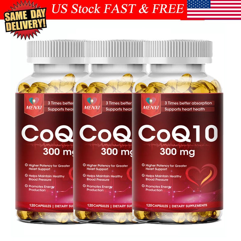  ﻿ CoQ10 300mg 360 Capsules- Antioxidant for Heart Health and Energy Production