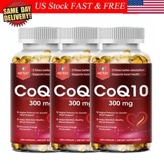  ﻿ CoQ10 300mg 360 Capsules- Antioxidant for Heart Health and Energy Production
