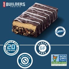 Protein Bars OREO-Flavored 20g Plant Based Protein 2.4 oz. 12 Pack