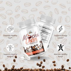 Mocha Lean – Keto & Weight Support- 4 Bottles- 240 Capsules