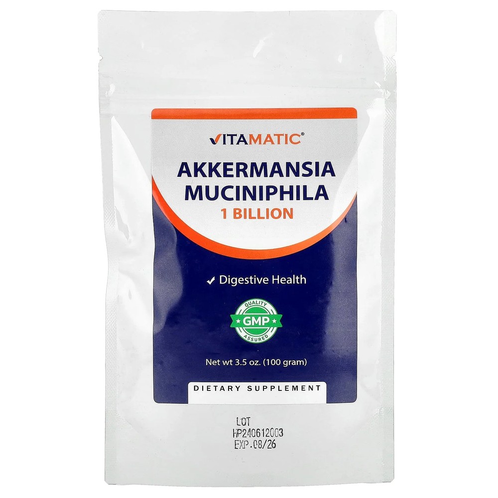2 X Vitamatic, Akkermansia Muciniphila, 3.5 oz (100 g)