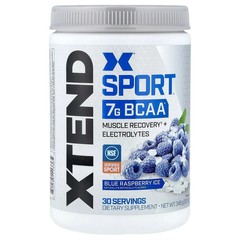 2 X XTEND, Sport�, 7G BCAA, Blue Raspberry Ice, 12.2 oz (345 g)