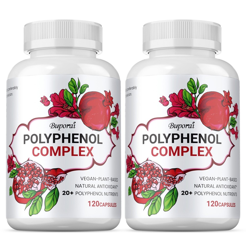 Polyphenols Complex 120pcs – Antioxidant,Glowing Skin, Supports Digestive Health