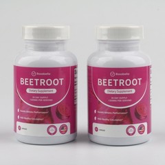 1-5X Capsules Rosabella Supports Blood Pressure 60Ct Organic Beet Root Powder US
