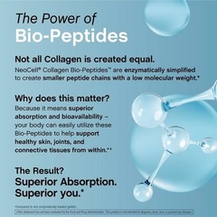 Unflavored Grass-Fed Collagen Peptides | NeoCell 20oz | 20g Collagen/Serving