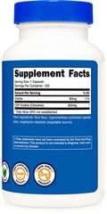 Nutricost CDP Choline (Citicoline) 120 Capsules – 300mg