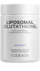 Codeage Liposomal Glutathione 1000 mg Supplement, High-Potency Reduced…