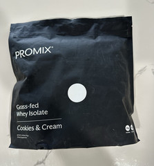 PROMIX Grass-Fed Whey Protein Isolate Powder Cookies & Cream 2.45 lb