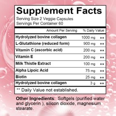 Collagen Complex 2500 Mg 5 Collagen Types I, II, III, V & X