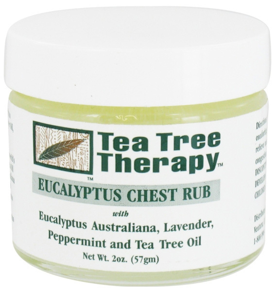 Tea Tree Therapy Eucalyptus Chest Rub 2 oz 57 g – 1 pack – Not Tested on Animals