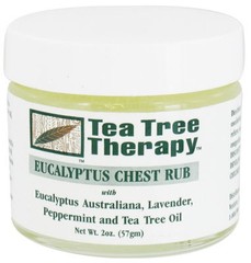 Tea Tree Therapy Eucalyptus Chest Rub 2 oz 57 g – 1 pack – Not Tested on Animals