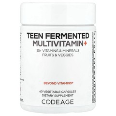 2 X Codeage, Teen Fermented Multivitamin+, 60 Vegetable Capsules