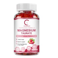 Magnesium Taurate 1800MG Stress Support ,Improve Sleep Quality,Calm Mood 60Pcs