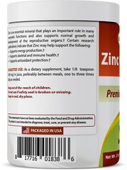Best Naturals Zinc Gluconate Pure Powder 1 Pound