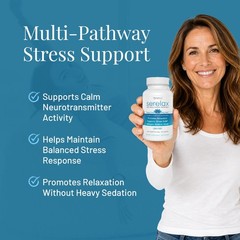 Serelax – Natural Mood Support and Stress Relief Supplement 60 Capsules
