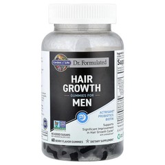 2 X Garden of Life, Hair Growth Gummies for Men, Berry, 60 Gummies