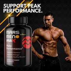 Mars Men Max- Bodybuilding & Men’s Health Support- 90 Capsules