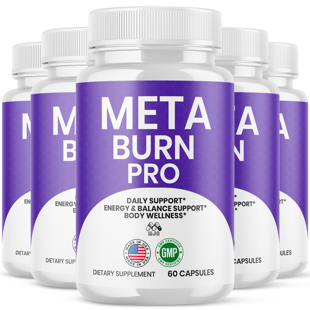 (5 Pack) Meta Burn Pro Advanced Energy & Fitness Formula MetaBurnPro 300 Capsule
