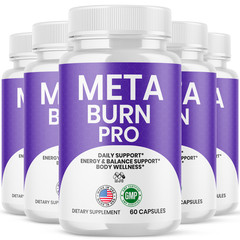 (5 Pack) Meta Burn Pro Advanced Energy & Fitness Formula MetaBurnPro 300 Capsule