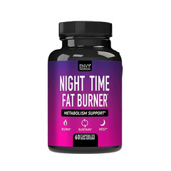 Night Time Fat Burner Supplement Weight Loss Appetite Suppressant Detox 60pc