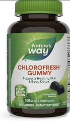 Nature’s Way Chlorofresh Chlorophyll – Body Detox – 60 Gummies *EXP 01/31/2027 *