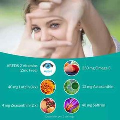 Upnourish AREDS 2+ – Advanced Eye Vitamin Supplement 120 Softgels