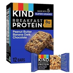 KIND Breakfast Healthy Snack Bar Peanut Butter Banana Dark Chocolate Gluten F…