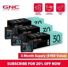 2 Pack GNC MEN Performance and Vitality Vitamin Capsule – 30 Pack