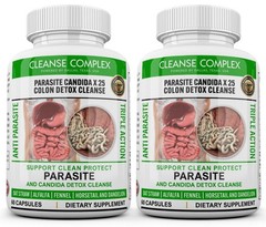 PARASITE DETOX Complete BODY CLEANSE Complex BROAD Spectrum Anti- PARASITE 120