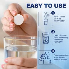 Crobirware Molecular Hydrogen Tablets (12 PPM) – 120 Count High Potency H2 Su…