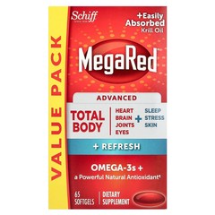 2 X Schiff, MegaRed�, Advanced Total Body + Refresh, 65 Softgels