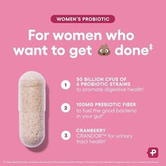 Physician’s Choice Women’s Probiotic with 50 Billion CFU Natural Prebiotic Blend