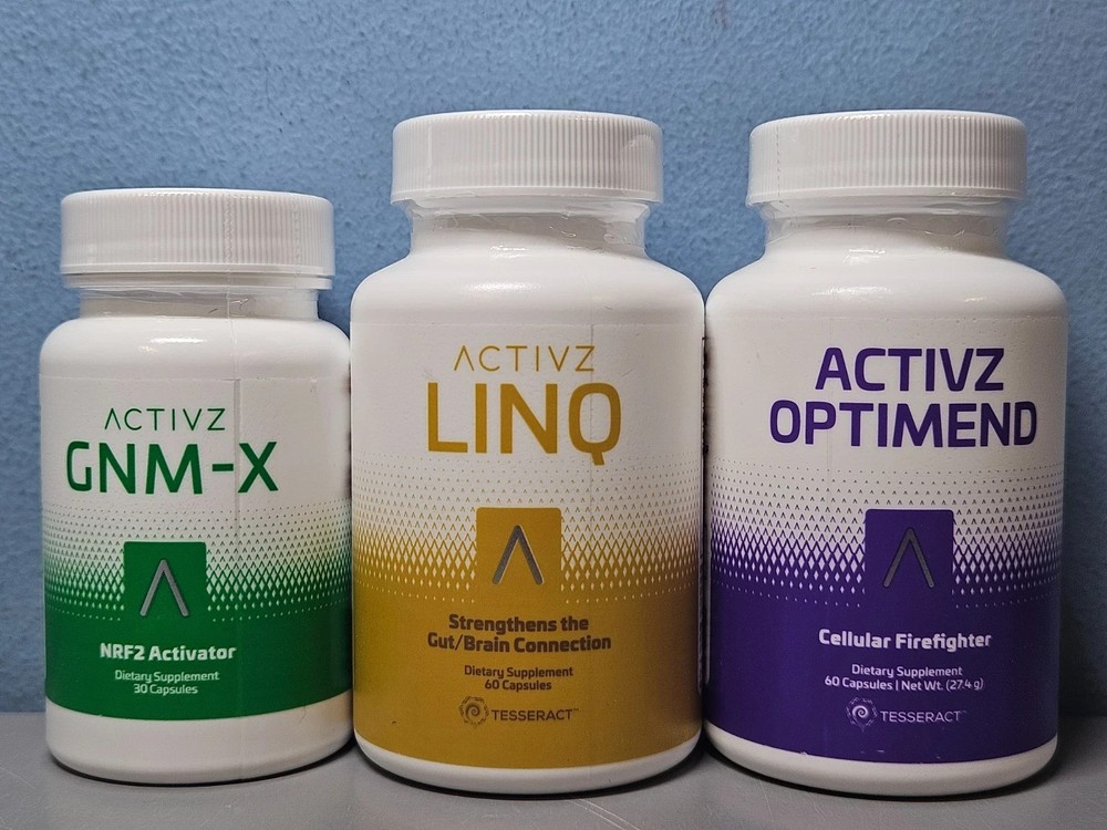 Authentic ACTIVZ TRIFECTA Set: (1) GNMX + LINQ + OPTIMEND – 11/26+ EXPIRATION