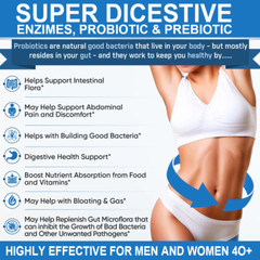 Probiotic Lactobacillus Reuteri 100B CFU -High Potency 60 Caps Digestive Support