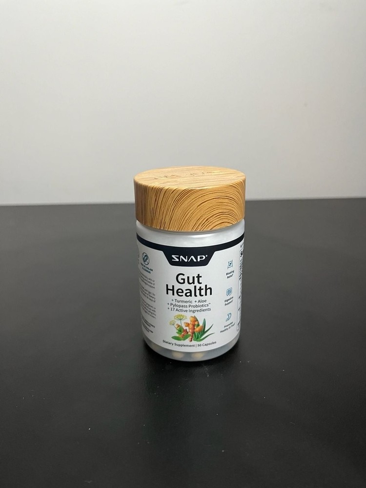 Snap Supplements Gut Health Dietary Supplement, 50 Capsules