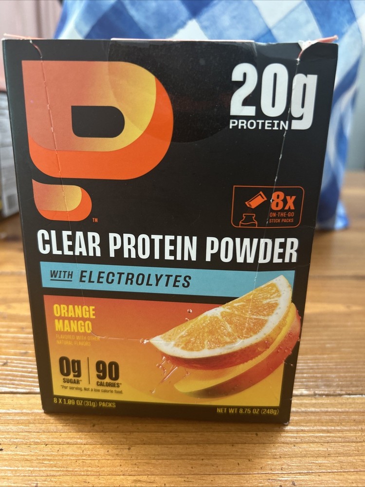 Protein2o Whey Protein Isolate 20g Sugar Free Orange Mango 8-Pack 2/2027
