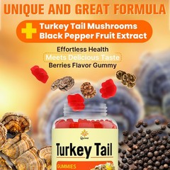 Turkey Tail Mushroom, Turkey Tail (100% Fruiting Body, 40% Beta Glucans) add …