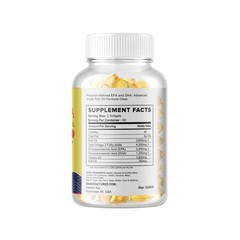 Omega 3 Fish Oil – 3600MG 240 Softgels (120 Serv) – 5x Strength USA Made