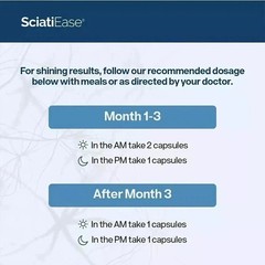Sciatic Nerve Support for Sciatica Pain Relief & Nerve Comfort, 120 Capsules