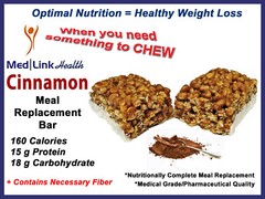 CINNAMON BAR Weight Loss Meal Replacement | 6 Boxes | SIMILAR TO Optifast® 800