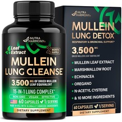 Mullein Lung Detox Mullein Leaf Extract Marshmallow Root | Echinacea | Oreg…