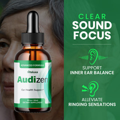 (5 Pack) Audizen Drops – Advanced Ear Health and Hearing Support Formula (10 oz)