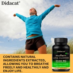 Mullein Leaf Extract Cleansing And Detoxification Promotes Lung Health 120 Pills