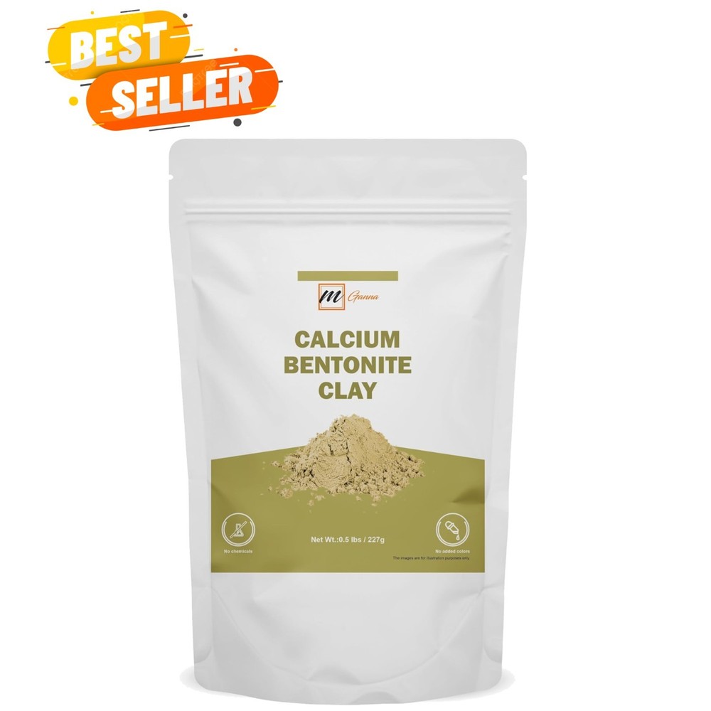 Detoxifying Calcium Bentonite Clay Powder 0.5 LBS – Beauty & Wellness Essential
