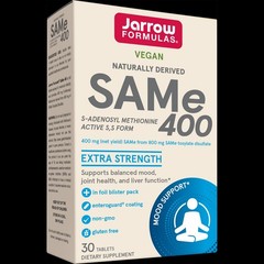 Jarrow Formulas SAMe 400mg Vegan 30 Tablets Exp 1/2027