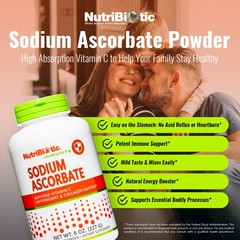 NutriBiotic – Sodium Ascorbate Buffered Vitamin C Powder, 8 Ounce (Pack of 1)