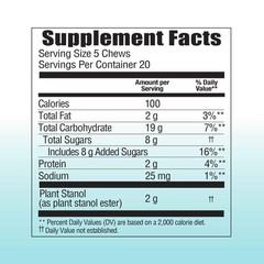Plant Stanol Soft Chews for Cholesterol Support – Chocolate Flavor, 100 Count