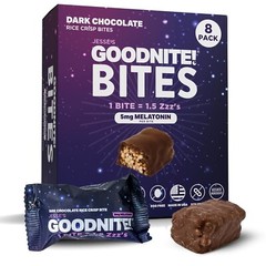 GOODNITE! Sleep Bites 8pk – 5mg Melatonin & L-Theanine – Vegan Sleep Snack