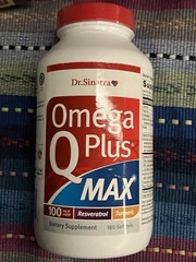Dr. Sinatra Omega Q Plus MAX – Heart Health 100mg of CoQ10 Turmeric 180 softgel