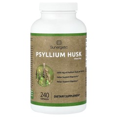 2 X Sunergetic, Psyllium Husk, 240 Capsules (725 mg per Capsule)